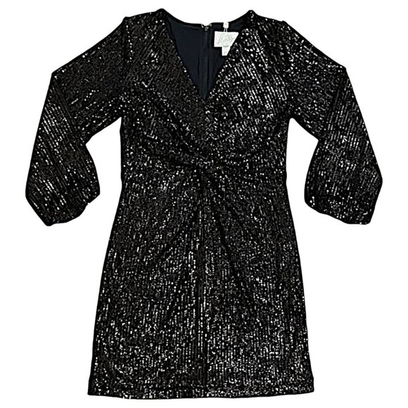Lilly Pulitzer Estrella Sequin Dress in Noir/Treasure Box Sequin Knit NWT - 10 - Picture 7 of 9